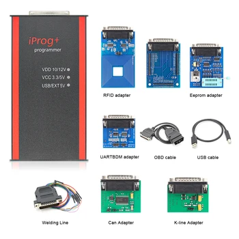 

Newest Iprog+ Key Programmer Support IMMO + Mileage Correction + Airbag Reset Iprog Pro Till 2019 Replace Carprog/Digiprog/Tango