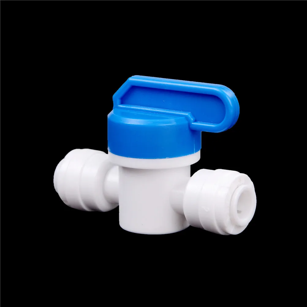 ZLinKJ 1/4 "-1/4" PE штуцер трубы шланг Быстрый Соединитель Шаровой Клапан Обратный