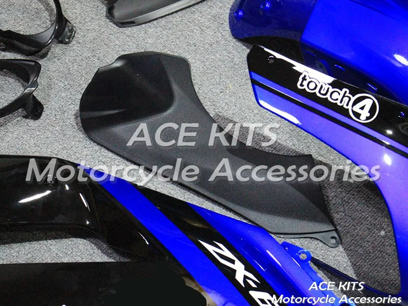 Мотоциклетный обтекатель abs для kawasaki Ninja ZX6R 599 636 2007 2008 впрыска топлива Bodywor любого цвета, подходят к любому у ACE № 267