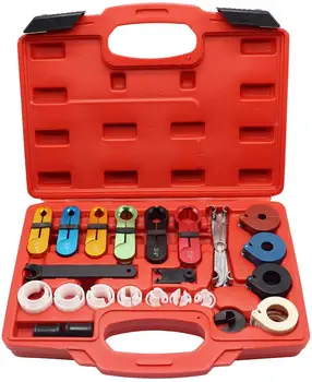 

22pcs Fuel Transmission Line Cooler Quick Disconnect Auto A/C Tool Kit Set Master Quick Disconnect Tool Kit for Ford/Vauxhall