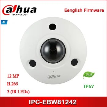 

Dahua IP Camera IPC-EBW81242 12MP Panoramic Network IR Fisheye Camera support POE