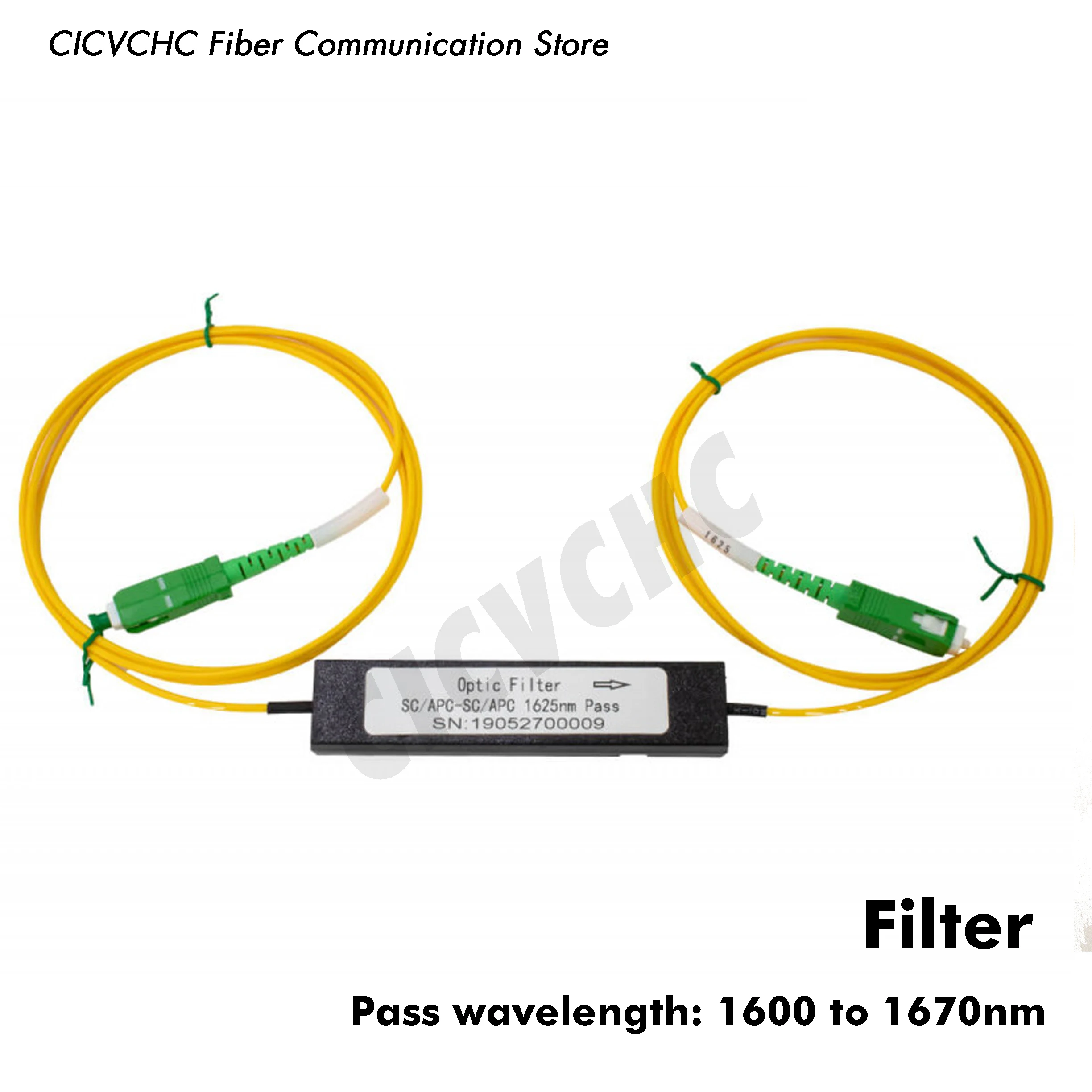 Filtered 1625nm Live Fiber Filter Device / FWDM Filtered Patchcord 1600