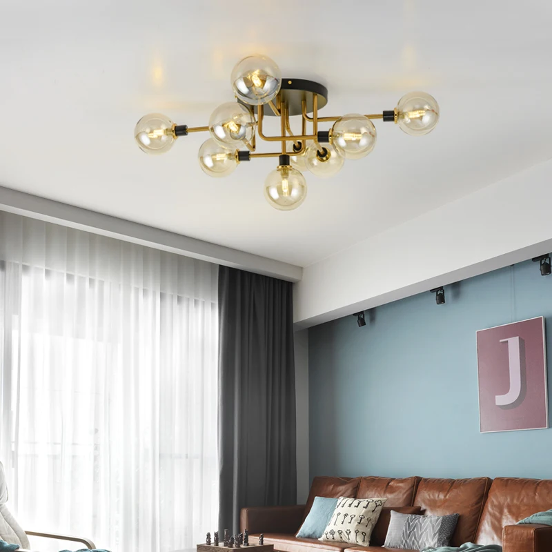 Artpad Modern G9 LED Chandelier Lights Home Luminaire Study Room Dinning Wrought Iron 5/9 heads Ceiling Lamp Lighting | Лампы и