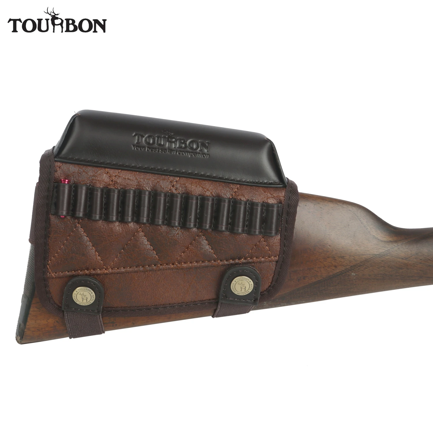 Magazine Pouches Tourbon Adjustable Cheek Rest Riser Leather Rifle
