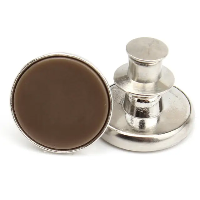 1pc metal Detachable Buttons Jeans Clip 