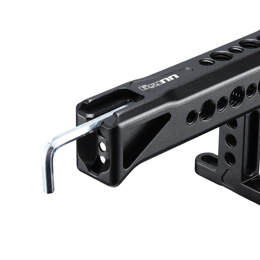UURig R018 камера с верхней ручкой Ручка с 3 холодным башмаком Arri отверстие для определения местоположения 1/4 винтовая установка для универсальной DSLR камеры