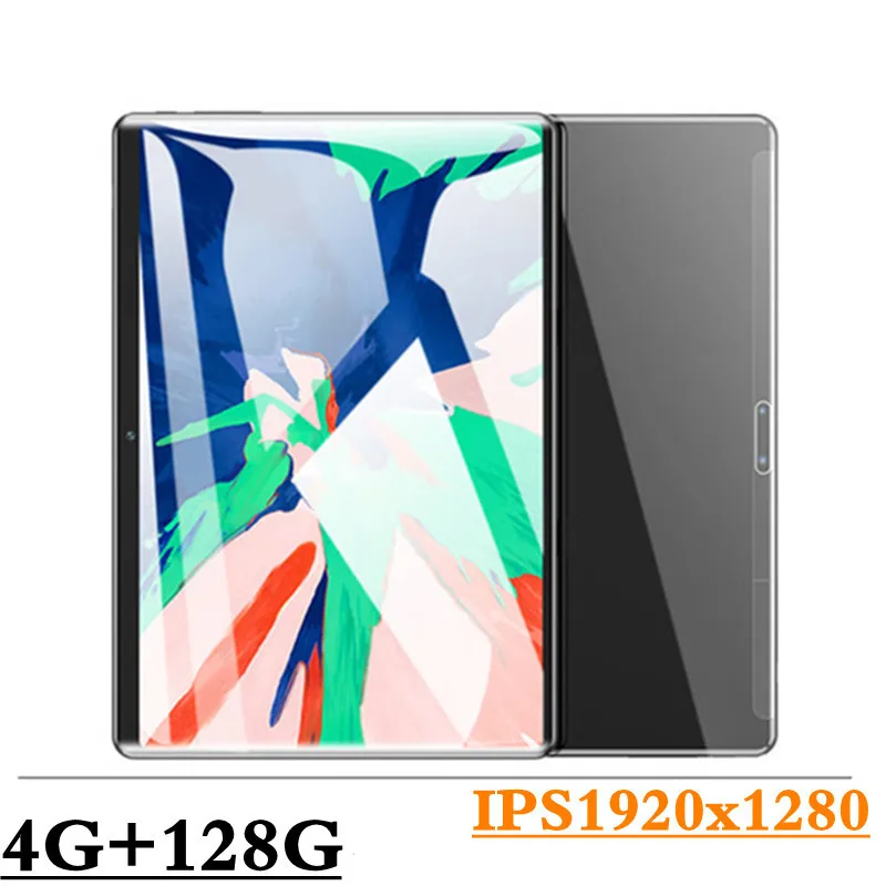 10 1 inch tablet PC 3G/4G Android 8 0 Octa Core супер таблетки Ram 4G + 128G Wi Fi GPS планшет IPS 1920*1280 Dual SIM