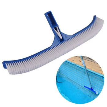 

45cm Curved Pool Spa Brush Vacuum Head with Nylon Bristles for Swimming Pool Cleaning 45cm Pools Vacuums Heads