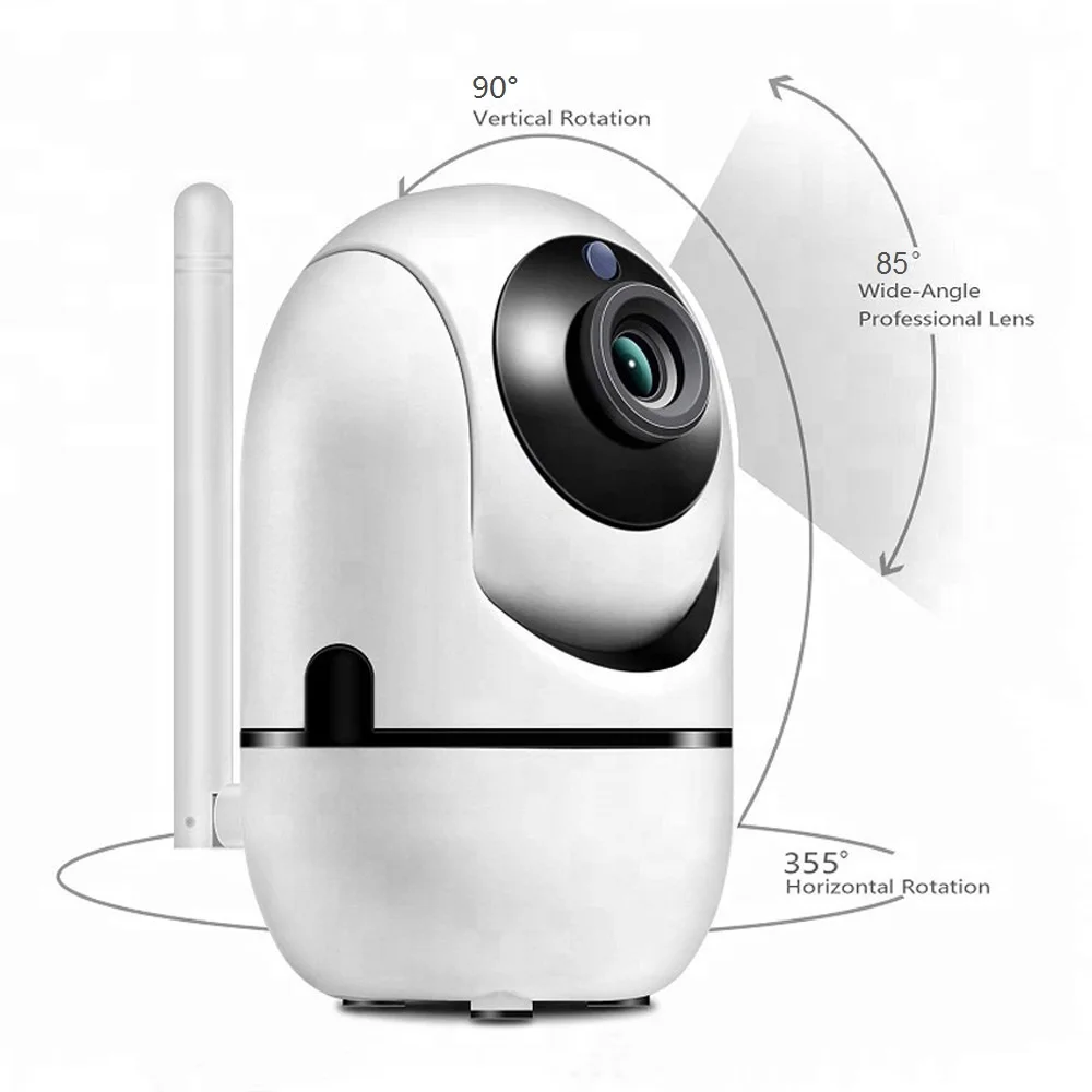 Smart 1080P HD AI обнаружения человека автоматическое отслеживание WiFi PTZ IP Камера