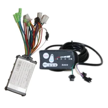 Контроллер бесщеточного электродвигателя FOCAN 250 Вт/350 Вт со светодиодной панелью S800 для электровелосипеда Контроллер бесщеточного электродвигателя FOCAN 250 Вт/350 Вт со светодиодной панелью S800 для электровелосипеда