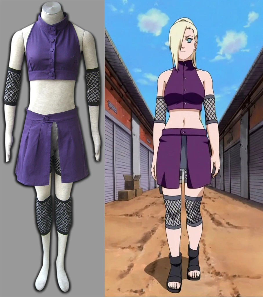 

Shippuden Naruto Ino Yamanaka Cosplay Costume Two Version