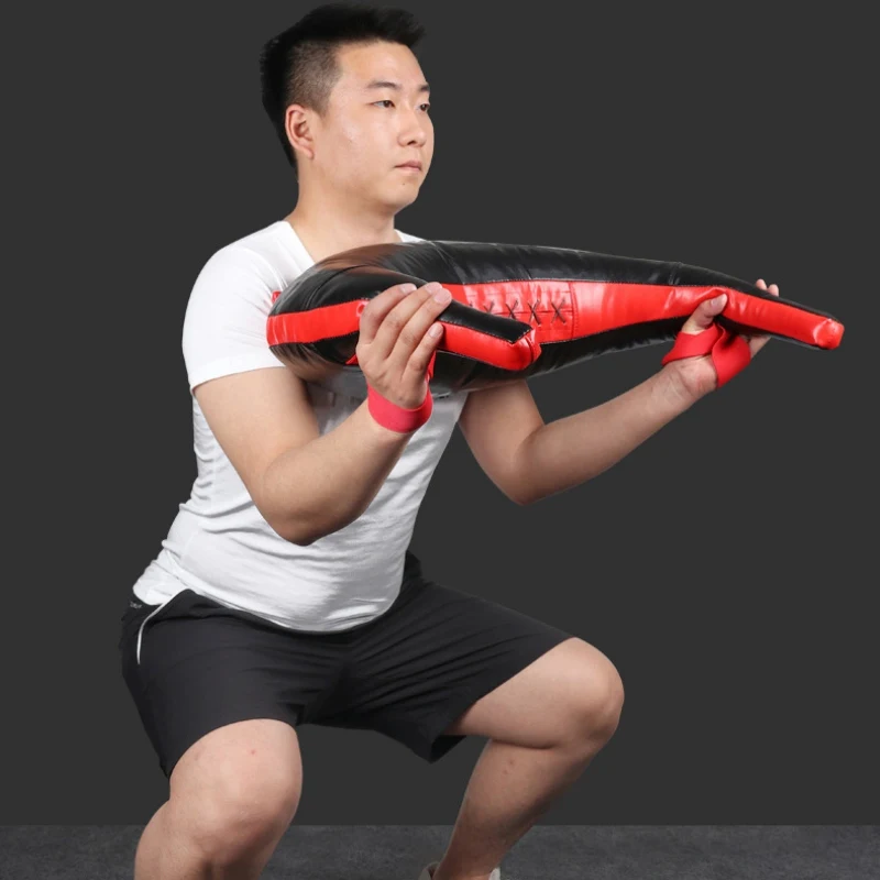 Боксерский боксерский мешок с песком для силовых упражнений, фитнес-тренировочный пустой мешок с песком, болгарский силовой мешок из ПУ-кожи