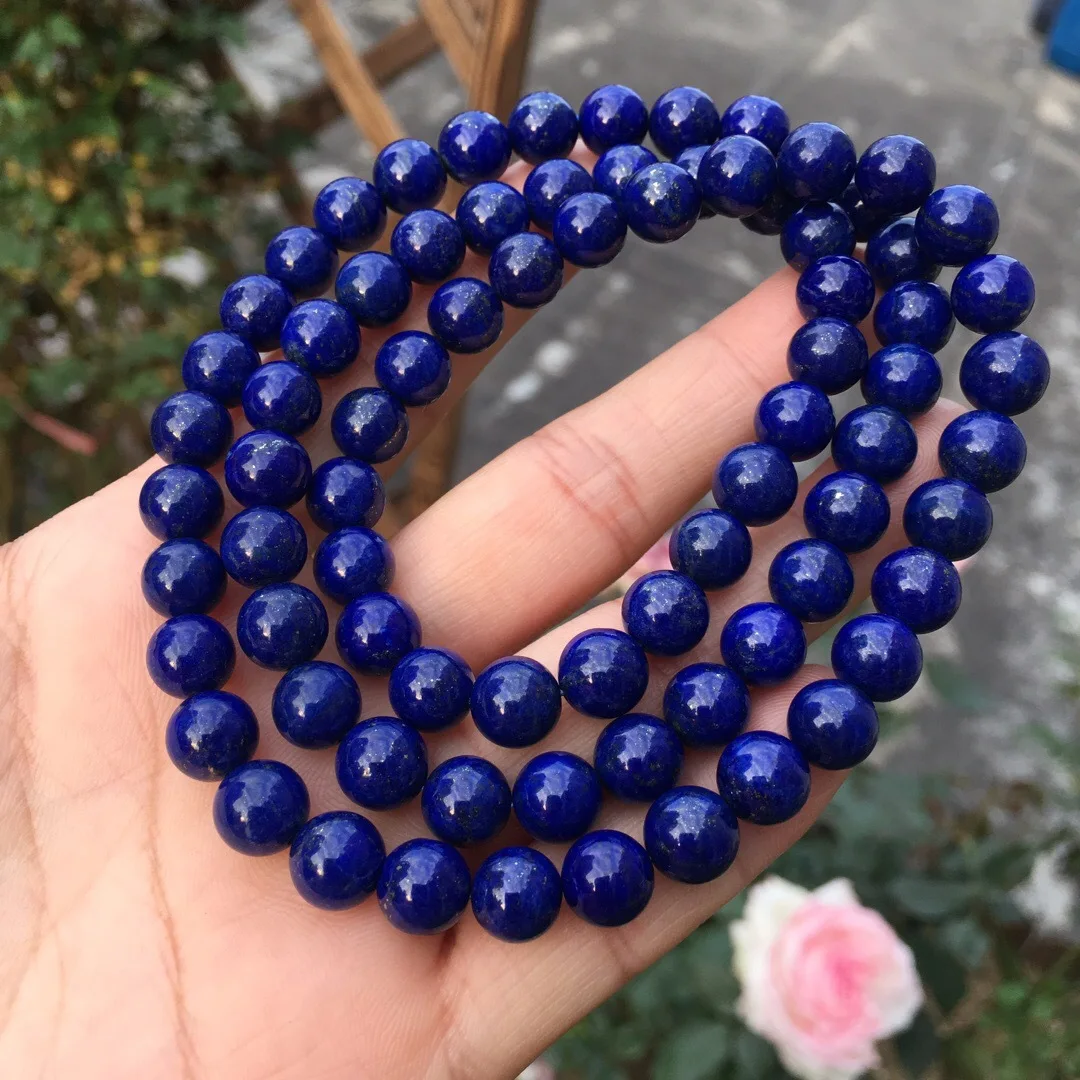 

Natural Whitish Meager Gold Greenish Blue Stone Three-loop Bracelets Color Greenish Blue Rich Simple And Elegant Exquisite Versa