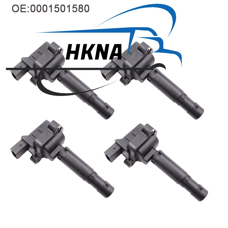 4 шт. катушки зажигания для Mercedes Benz C-CLASS W203 CLK C209 W211 E-CLASS 0001501580 A0001501580