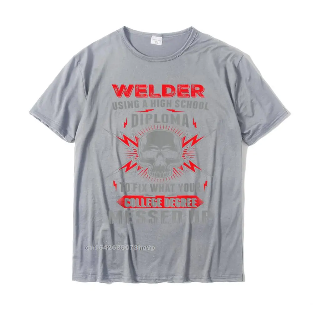 Tops Tees Top T-shirts Funny Welding Proud Welder Tshirt__233. Thanksgiving Day 100% Cotton O-Neck Mens T Shirt Custom Coupons Funny Welding Proud Welder Tshirt__233. grey