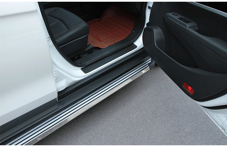 Высококачественные алюминиевые автомобильные ходовые панели, Автомобильные Боковые ступенчатые педали для Nissan x trail T32-, автомобильный Стайлинг