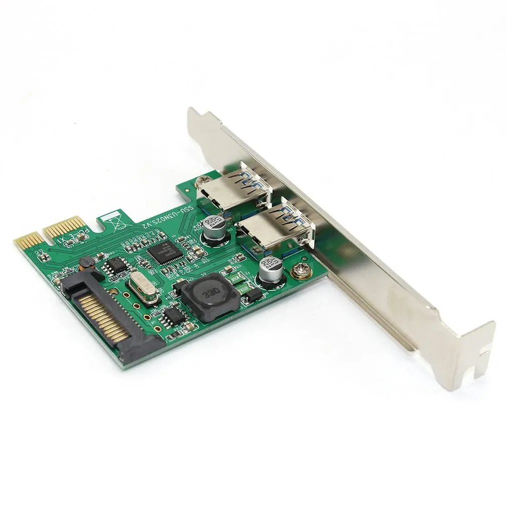 1 шт. Ssu натуральная настольный компьютер Usb3.0 Плата расширения Pci-E к Usb3.0 расширения 2 задними камерами-Порты и разъёмы чип Nec