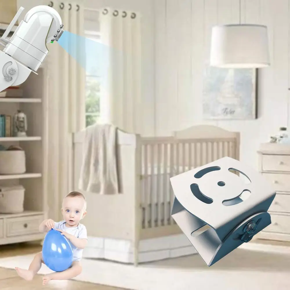 

Unique Adjustable Angle Wall Mounted Monitor Special For Duckbill Bracket Baby Monitor Mounting Base