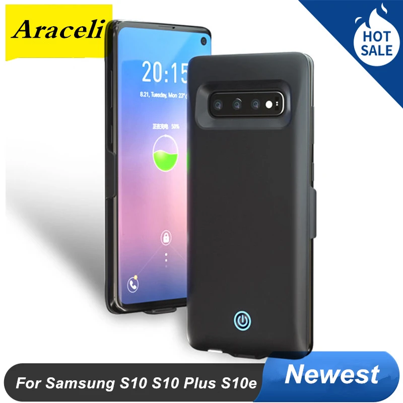 Power Bank S10e Charging Case PunkJuice S10e Battery Case Black