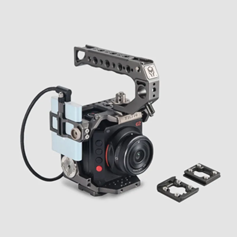 Tilta Z-CAM комплект снаряжения клетка для Z-cam E2 Камера боковым фокусом ручка, оборот в минуту(R/S Z Cam E2 Камера клетка с ручкой сверху Z аксессуары для камеры Tilta Инж