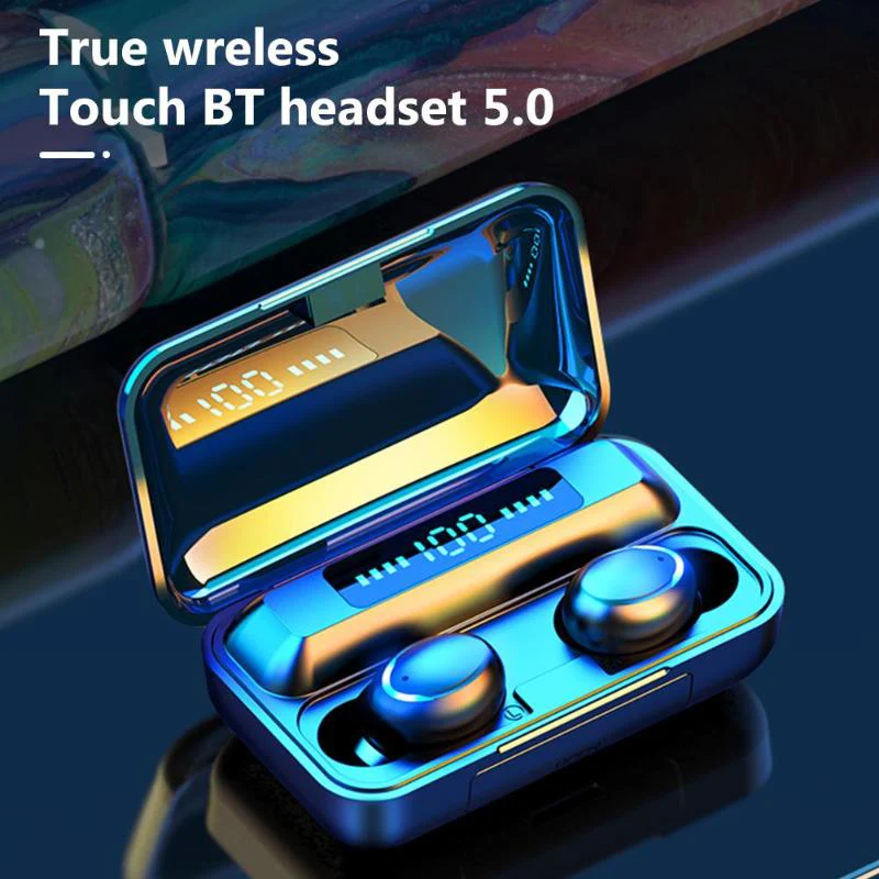 

Bluetooth Wireless Earphone Earbuds with Charging Box HIFI In-Ear Waterproof Sport Headset Gaming Earphone for Smart Phone