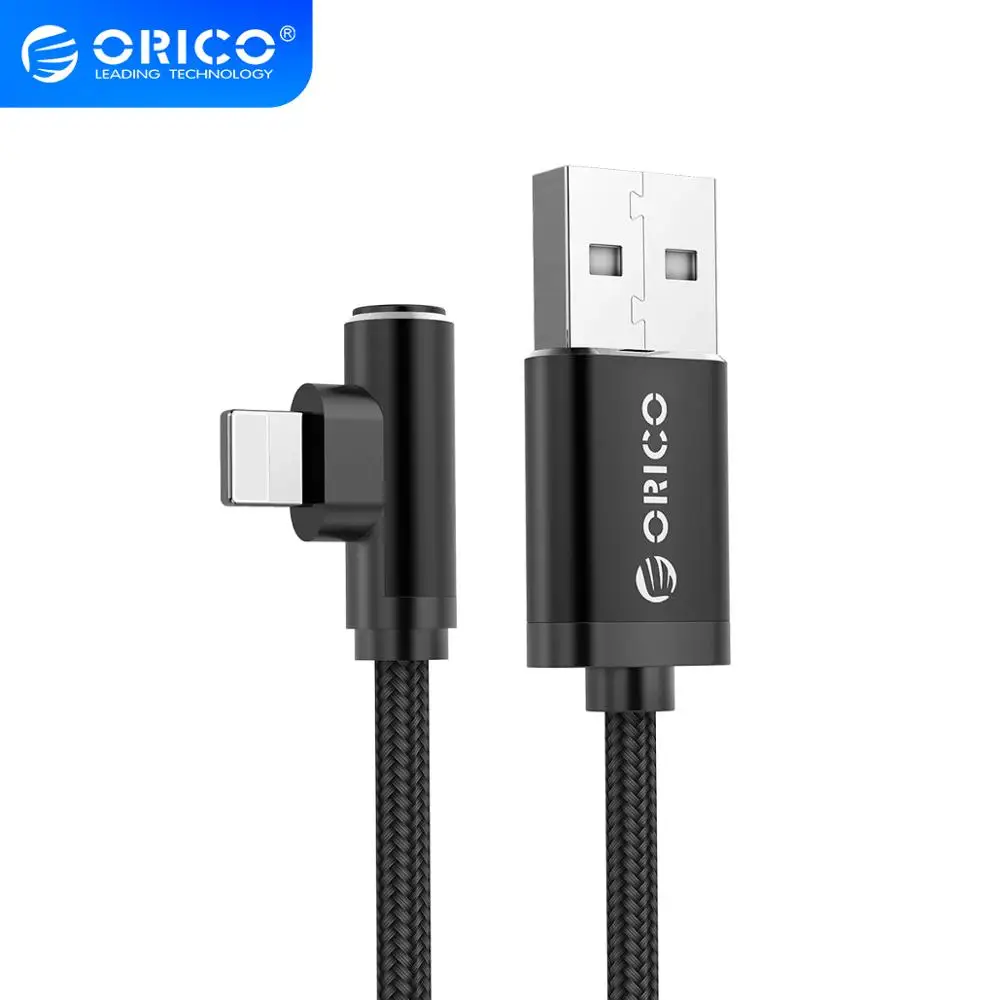 USB кабель ORICO для iPhone 11 XS 8 7 быстрой зарядки Huawei Xiaomi Sony передачи данных 2.4A