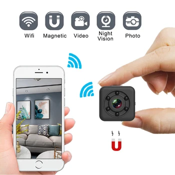 

New SQ29 Wifi Mini Camera Magnetic Body Micro Cam HD Video Voice Recorder Night Vision DV Small Camcorder Support Hidden TF Card