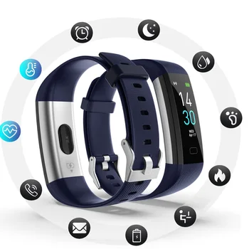 

TEENRAM Smart Watch Lady Fitness Tracker Waterproof Heart Rate Touch Monitor Men Sport Smartwatch for IOS Android Blood Pressure