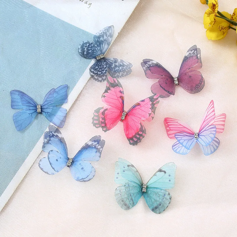 Girl 3.5 Pulgadas Cinta Rizada Cork Cabello Butterfly Clip 1 Girl 3.5 Pulgadas Cinta Rizada Cork Cabello Butterfly Clip 1