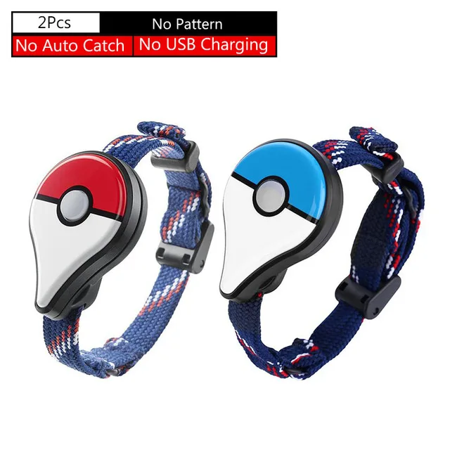 1 Red 1 Blue Авто Catch ForPokemon GO Plus bluetooth-браслет Интерактивная фигурка игрушки для PND Switch forPokemon Go Plus - Цвет: 1 Red 1 Blue
