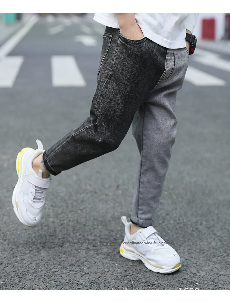 Sports Pants For Boy Spring Kids Pants Patchwork Boys Trousers 6 8 12 14 Years Casual Boy Clothing Teen Children's Costume