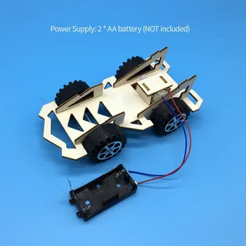 

Wooden Electric Racing Car Model Science Assembly Model Kids Learning Toy Mini Model Scientific Experiment
