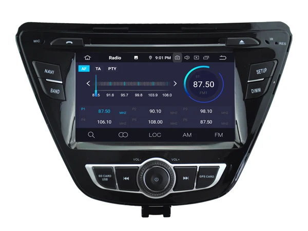 RUISO 4g+ 64g 8-Core автомобильный DVD плеер Android 9,0 для HYUNDAI ELANTRA автомобильный мультимедийный DVD Авто Радио Стерео 1080P GPS wi-fi DVR dab obd ips
