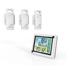 Igrometro dell'orologio della stazione meteorologica del Monitor di umidità del Mter di temperatura del termoigrometro digitale senza fili dell'interno