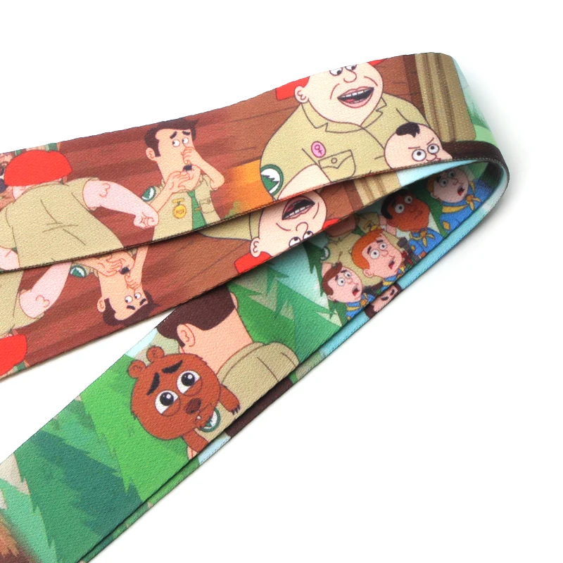 PC1082 20 шт./лот аниме Brickleberry шейный ремень Lanyards ID бейдж карта веревка цепочка ожерелье телефон Тренажерный зал ожерелье подарок