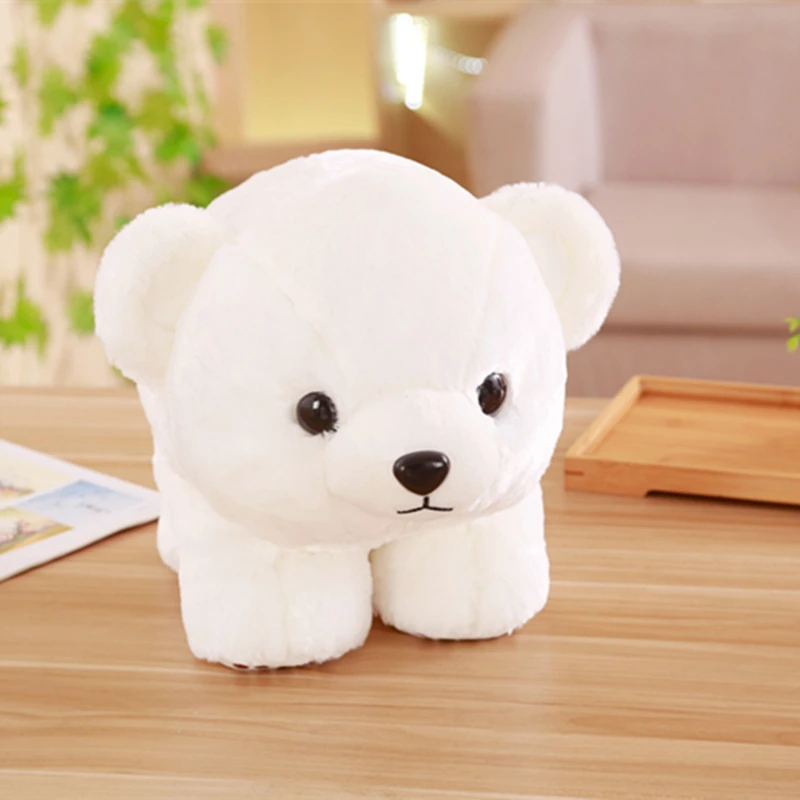 40cm white Белый медведь, плюшевые игрушки для подруги, большой размер, прижимающийся медведь, кукла, милый спальный подарок для детей и девочек - Цвет: 40cm white