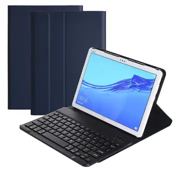 

For Huawei MatePad Pro 10.8 Case 2019 Keyboard PU Leather Tablet Protective Case Bluetooth Detachable American Keyboard Case