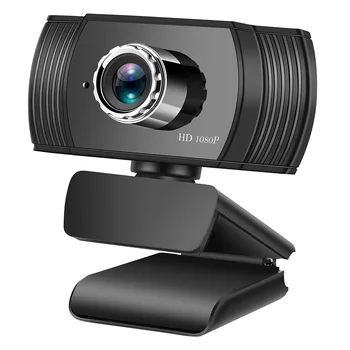 

HD 1080P Webcam Computer PC Web Camera with Microphone for Live Broadcast Video Calling Conference Workcamara web para pc