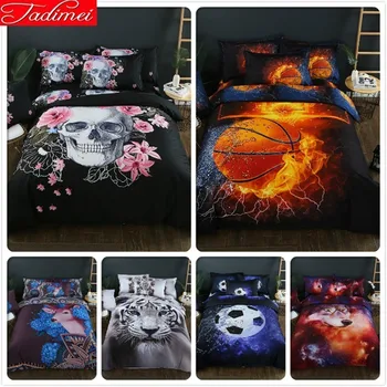 

Duvet Cover Pillowcase 2/3pcs Bedding Set Adult Kids Child Soft Cotton Bed Linen Single Full Queen King Big Size 228x228 260x230