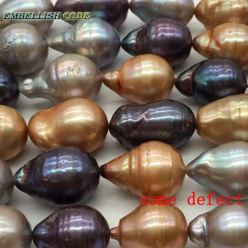 12mm*16mm 5cm Extended Chain Mixed Color Flame Ball Pear Shape Pearls With Red Golden Tube Bracelet Bangle Charm For Girl