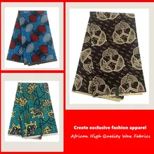 Воск высокого качества печать шитье печатные супер ткани нигерийское воск африканские ткани 6 ярдов Анкара Nederland восковые ткани голландский