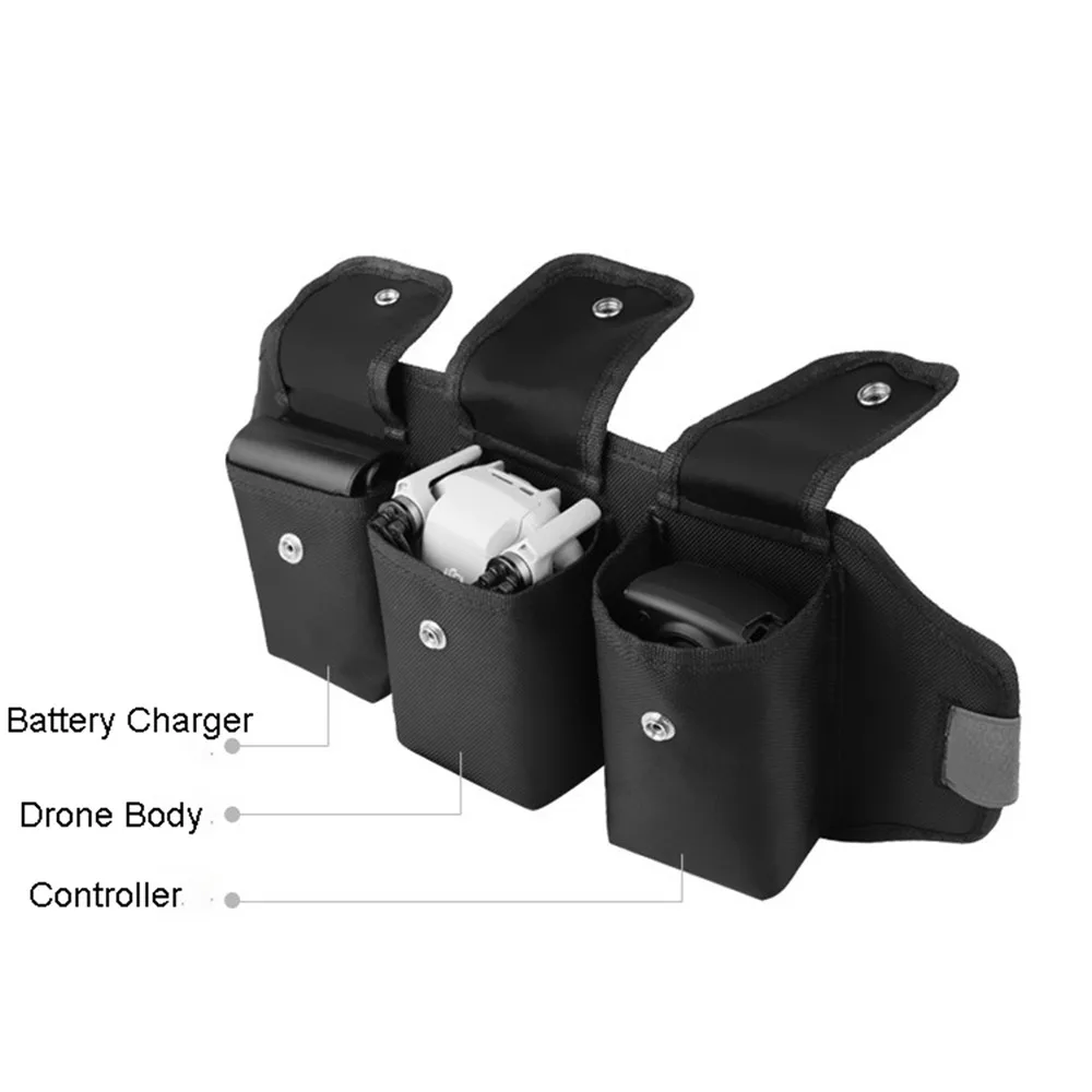 Buy Portable Waist Pack for DJI Mavic Mini Drone Remote Controller Battery Charger Protective Pack Storage Bag Adjustable Strap