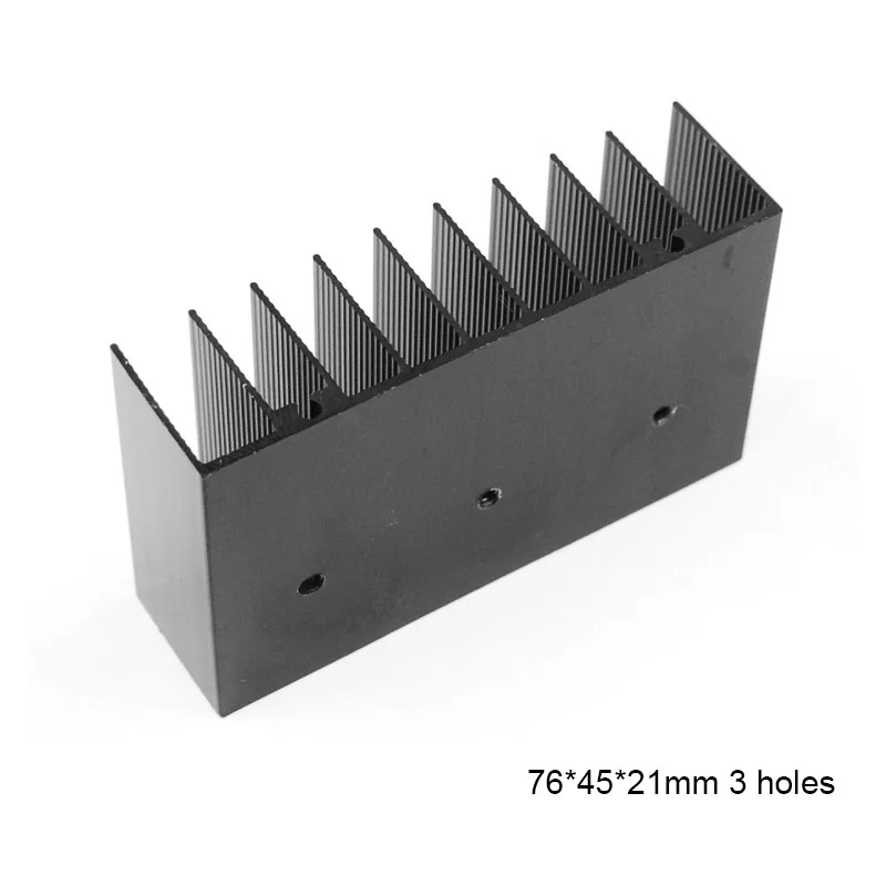 CIRMECH Amplifiers Cooler Radiator Aluminum Heat sink for LM1875 TDA2030 Electronic Chip Heatsink Cooling Pads 76*45*21mm fpga heat sink