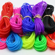 10 м 2 мм мягкие полые резиновые трубки ювелирные изделия шнур крышка памяти провода