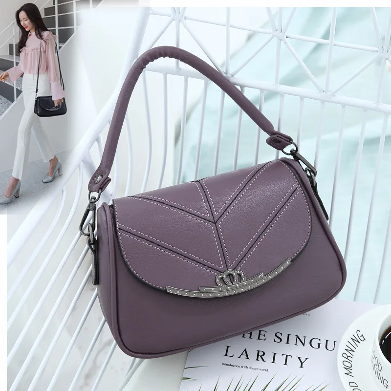 

Middle-aged WOMEN'S Bag Mommy Bag New Middle-aged Handbag Shoulder Square Sling Bag Shoulder Bag Women's Cross-Body Bag Bag Dual