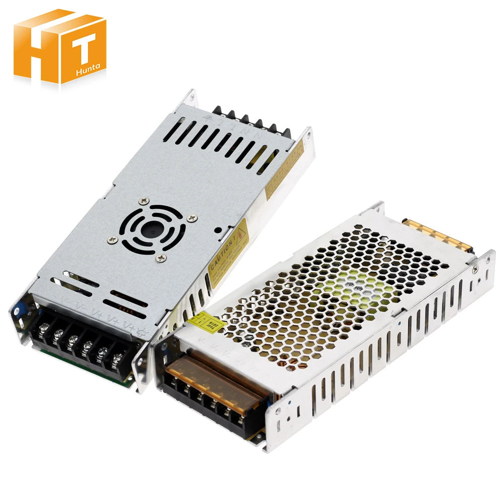 Ультра тонкий светодиодный Питание DC 5 V/12 V/24 V LED трансформаторы 200W 300W AC190 240V