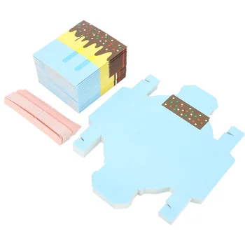 

50Pcs Cute Ice Cream Shaped Wedding Favour Boxes Party Gift Boxes Quality