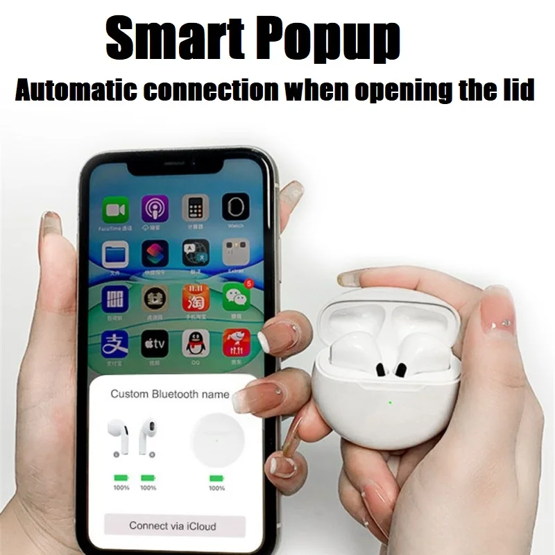 Air Pro TWS Bluetooth Earphones Wireless Sport Headphones Mini HiFi Bass Stereo Earbuds Microphone Gaming Headset PK i12 i90000