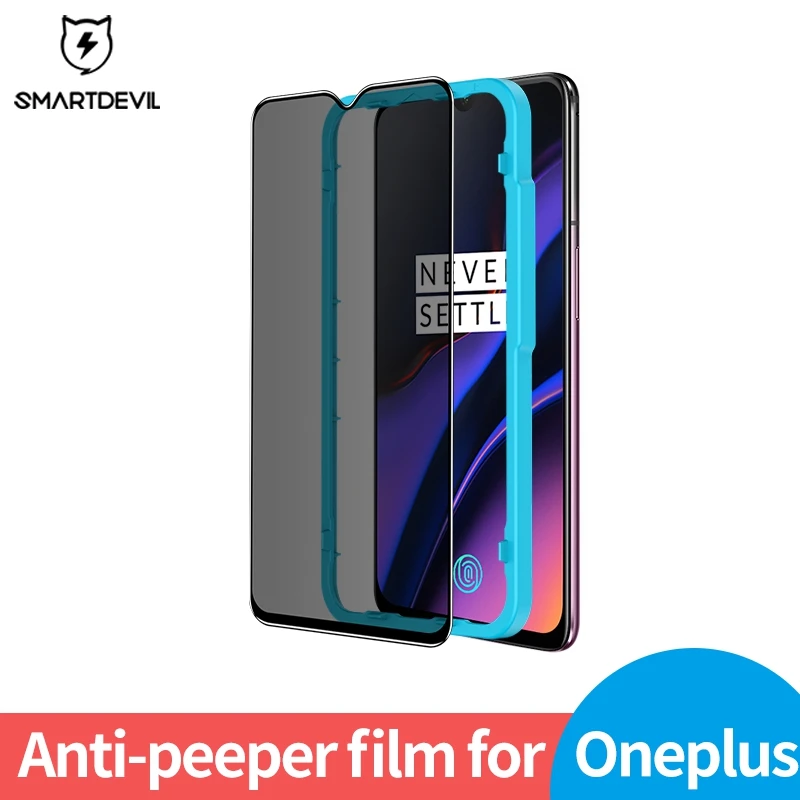 Протектор экрана SmartDevil для One Plus 6 6T 7 антишпионское Защитное стекло конфиденциальности полное покрытие