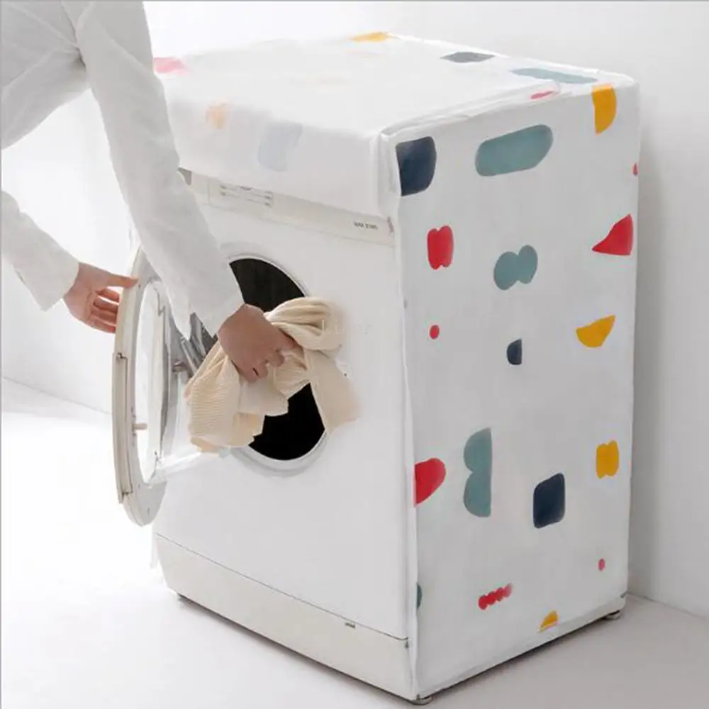 Пылезащитный чехол для стиральной машины, водонепроницаемый защитный чехол для стиральной машины, передняя/верхняя загрузка, чехол для стиральной машины, сумка для хранения в помещении на открытом воздухе